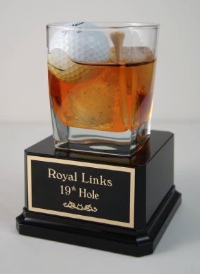 GOLF TROPHY  Scotch, Whiskey