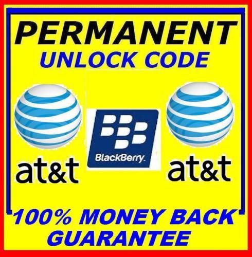 UNLOCK CODE 4 AT&T BLACKBERRY CURVE 8300 8310 8320 8900  