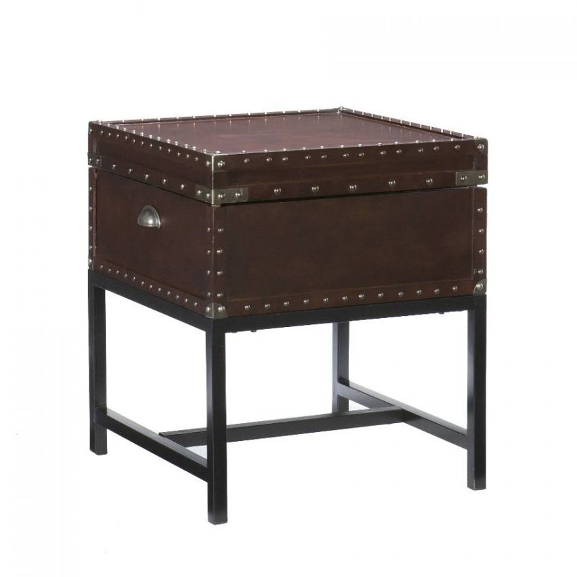 Tuscan Old World Trunk Style Storage End Table NEW  