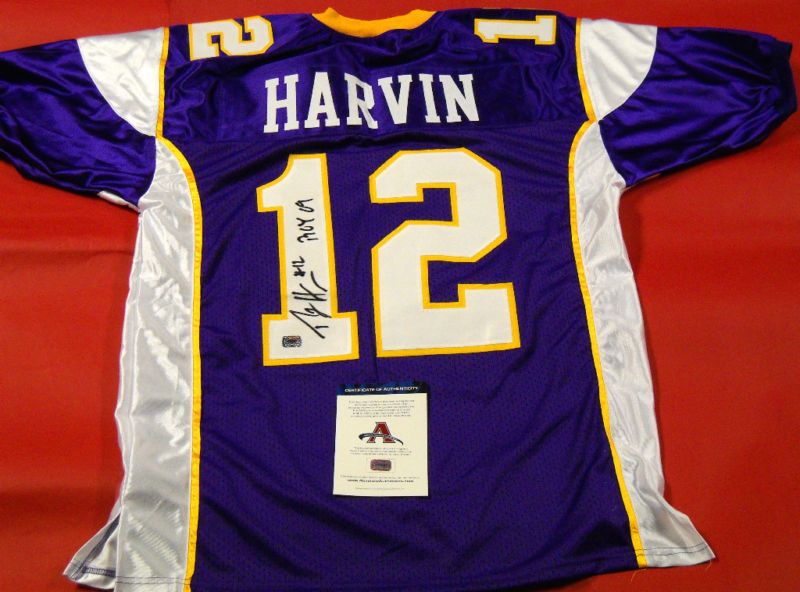   AUTOGRAPHED MINNESOTA VIKINGS JERSEY 2 ROY INSCRIPTION AAA  