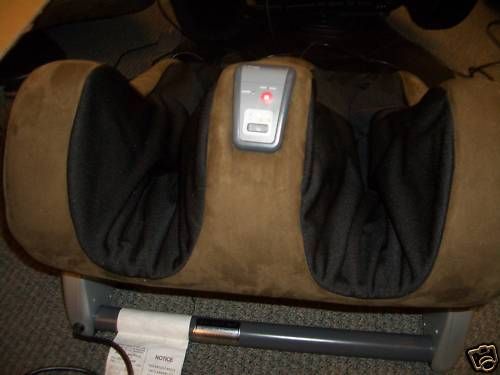 Used iJoy Ottoman 3.0 Calf/Leg Massager Cashew #237  