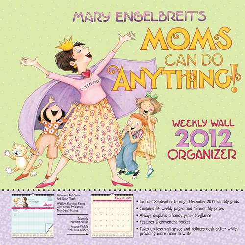   Engelbreit Moms Can Do Anything Weekly 2012 Wall 9781449402266  