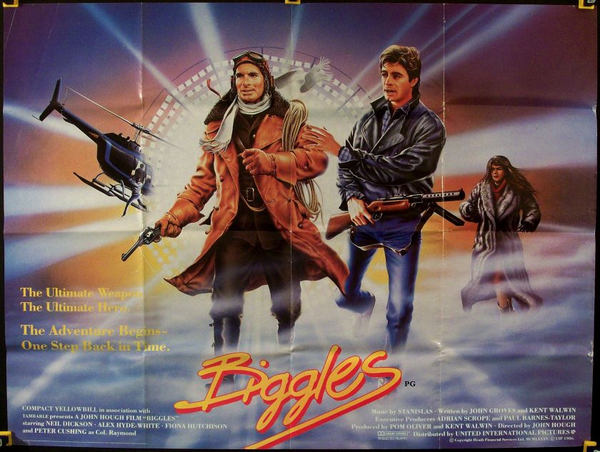 BIGGLES 1986 British Quad UK / THE ULTIMATE ADVENTURE.  