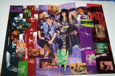 POISON Open Up and Say Ahh 1989 Tour Book Program VGC  