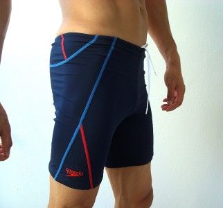 NWT Mens Speedo Jammer Swimsuit Endurance Blue M 28 30  