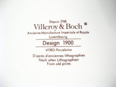 VIILEROY & BOCH DESIGN 1900 HANDLED CAKE PLATE  