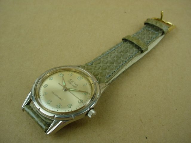 Bulova 23 Jewels Beautiful 1961 Vintage Divers Watch  