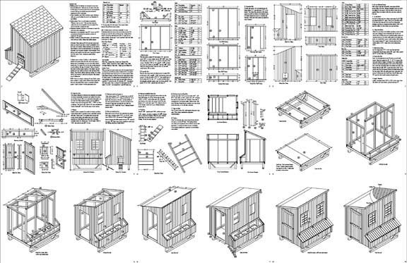 We are offer plans how to build chicken coop exactly on the picture 