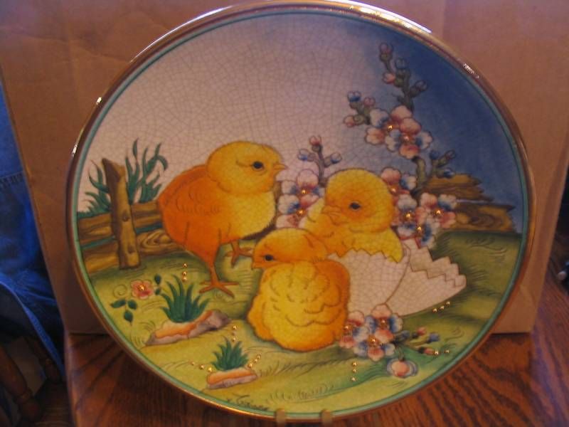 Vintage Veneto Flair 1974 Easter Collector Plate  