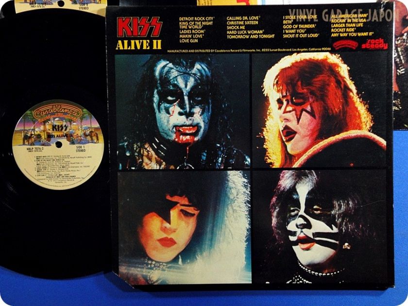   II Booklet 1977 US Press Paul Stanley Gene Simmons 2LP V110  