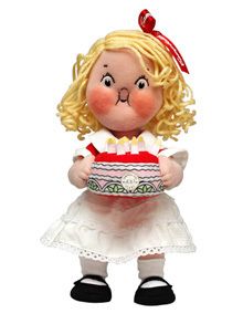 Campbell Soup 100th Anniv Girl with Cake Doll  