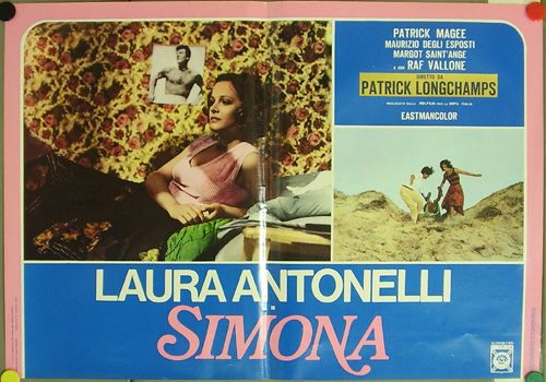 dh98 SIMONA LAURA ANTONELLI orig POSTER ITALY B  