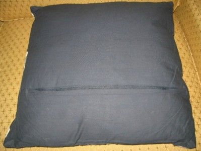 Union Jack/British Flag Pillow in Blues 20 Square Comes w/Insert NEW 