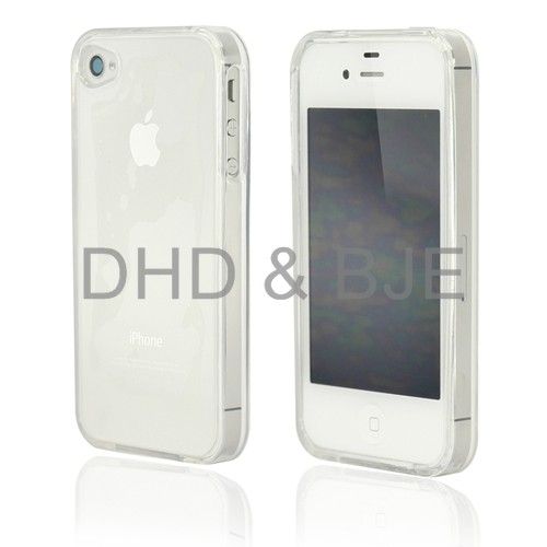   for Verizon AT&T Sprint iPhone 4S 4GS Clear Silicone Skin Cover  