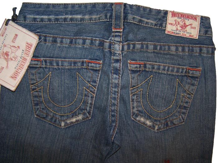 True Religion Bobby Jeans Medium Vintage Sz 27 NT *  