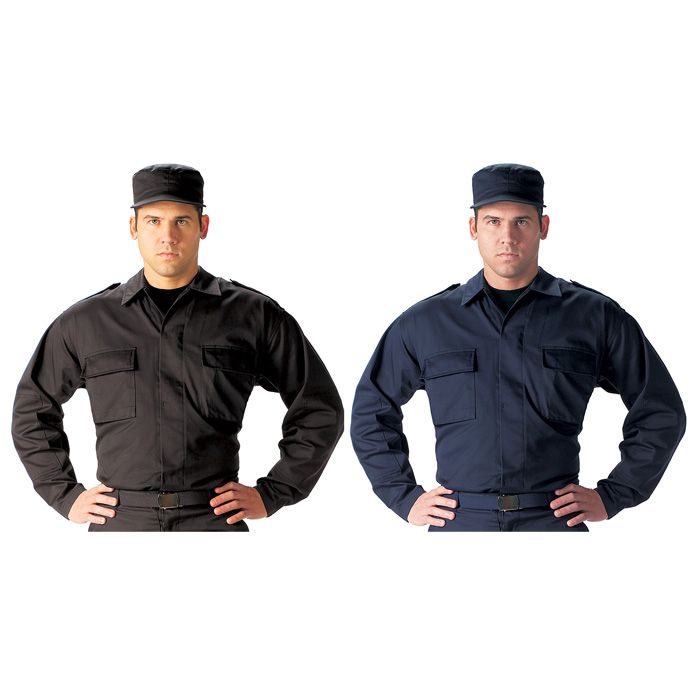 Military Security Police Tactical Uniform LS BDU Shirt  