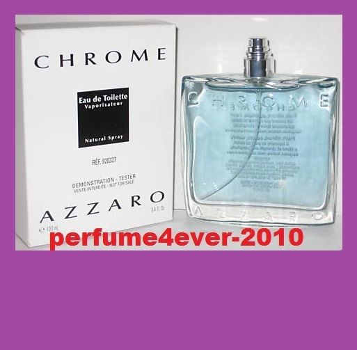 CHROME LORIS AZZARO COLOGNE MEN 3.4 OZ EDT SPRAY TESTER  