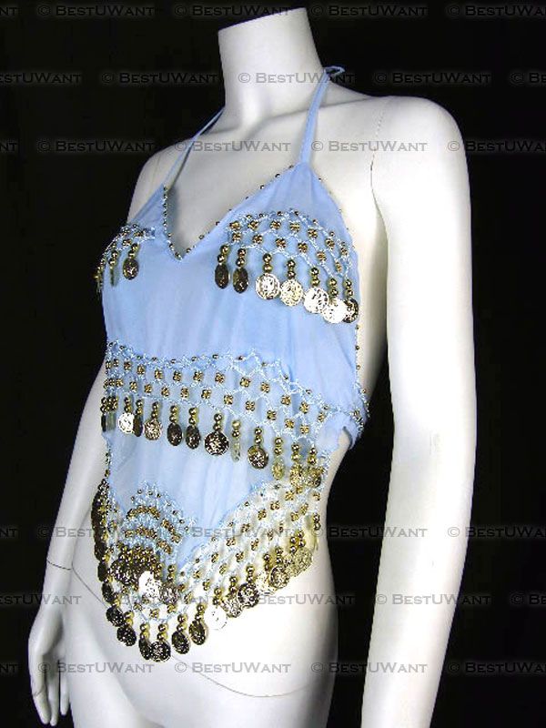 Tribal Belly Dance Vest Bra Top Bratop Clothing Costume  