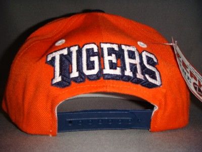 AUBURN TIGERS NCAA SNAPBACK HAT CAP TEAM COLOR BLOCKBUSTER  