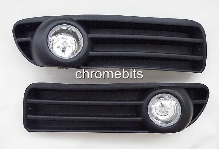 FOG LIGHTS LAMPS GRILLE SET for AUDI A4 B5, 1994 1998  