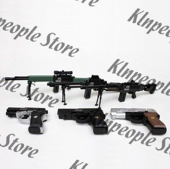 Military Miniature sniper rifle equipped automatic exhaust system Gun 