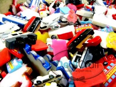 50g. Mix Lot Train Car Plane Ship Flatback Scrapbooking  