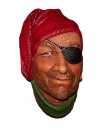 Bossons Plaster Chalkware Wall Smuggler Pirate  