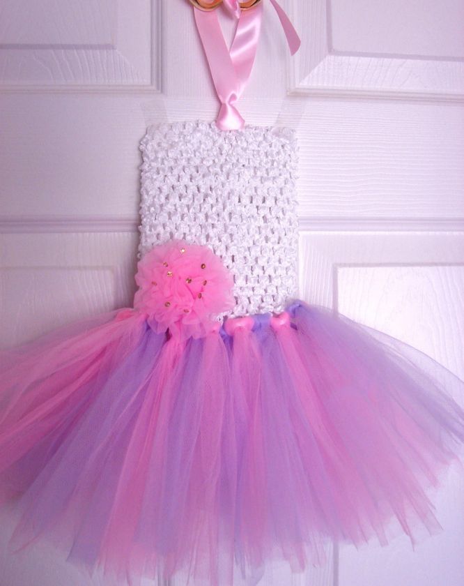 Lots 3 flower baby tutu dress match headband & flower  