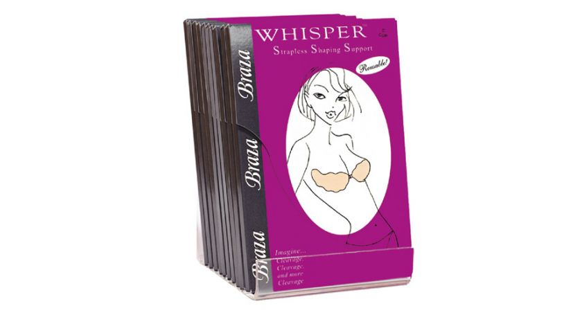 BRAZA WHISPER STRAPLESS BACKLESS ADHESIVE REUSABLE BRA  