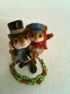 Wee Forest Folk Bob Cratchit & Tiny Tim CC 2  