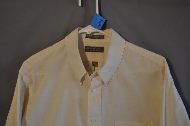 XL Claybrooke Button Front Long Sleeve Shirt  