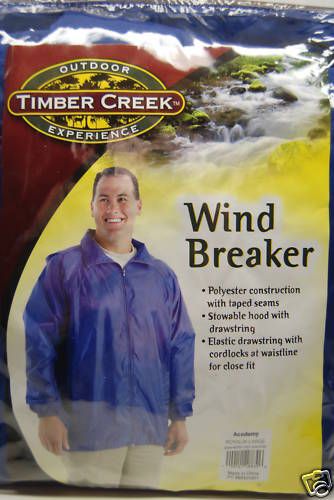Timber Creek Outdoor Experience Men’s Blue Windbreaker  