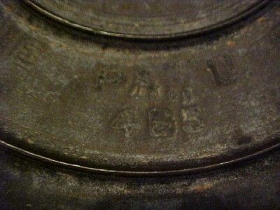 Griswold No 5 Self Basting Cast Iron Skillet Cover #465 Patd 1920 