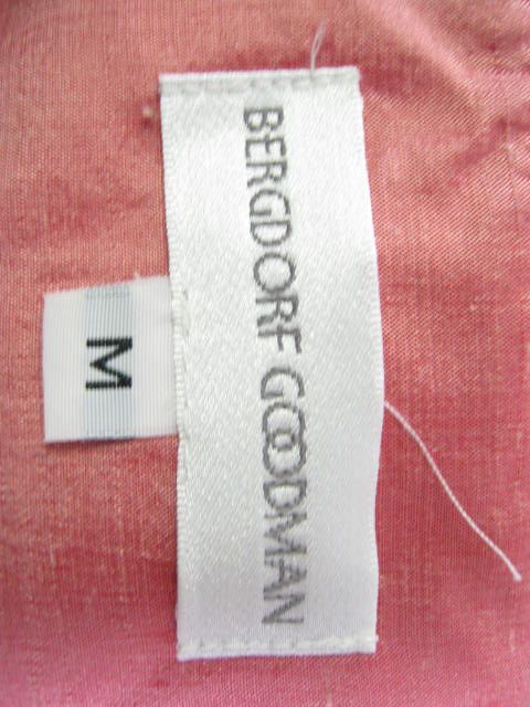 BERGDORF GOODMAN Peach Raw Silk Skirt Suit  