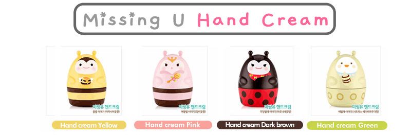 ETUDE HOUSE] MISSING U HAND CREAM30ml*4set [Gift  SHINee Taemin 