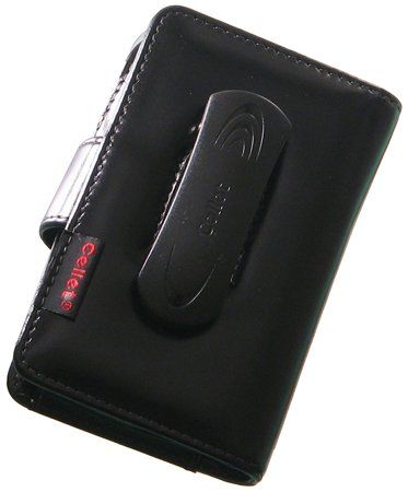 NEW BLACK LEATHER WALLET CASE FOR BLACKBERRY BOLD 9000  