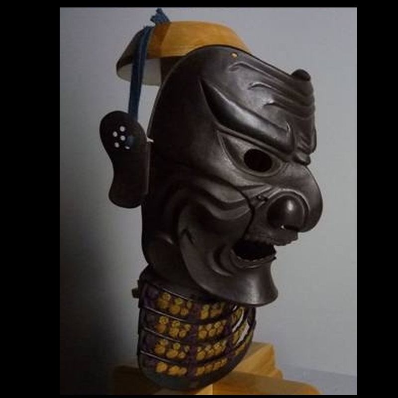 EDO Japanese SAMURAI MENPO Full Face TENGU Mask Men ★  