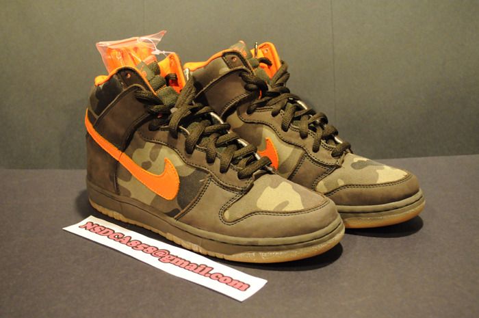 Nike Dunk High Pro SB BRIAN ANDERSON CAMO sz 9 9.5 Ghoods NSDCA 