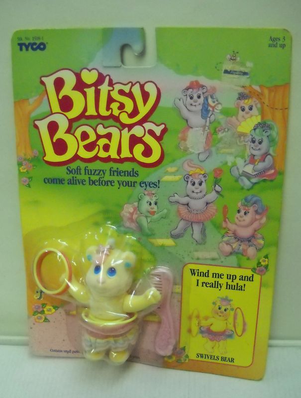 868 NRFC TYCO Bitsy Bears Swivels Bear Figure  