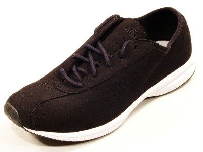   EASY SPIRIT JETSEAS BLACK FABRIC CASUAL LACE UP SNEAKER 7.5N  