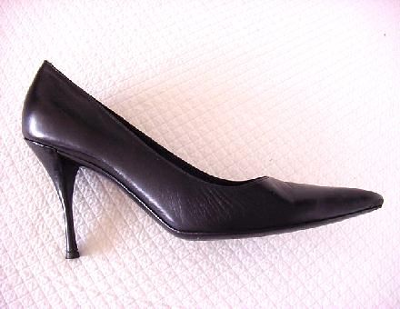 PRADA Shoe Opera Styled Black Pump 9 gr8 4 Career  