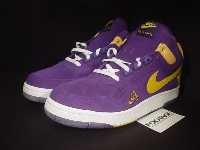   Delta Force 1 3/4 LA LAKERS COURT PURPLE DEL SOL YELLOW DS NEW Sz 13