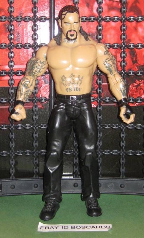 JAKKS WWE RA STYLE UNDERTAKER NO SHIRT BSK WWF RARE VHTF  