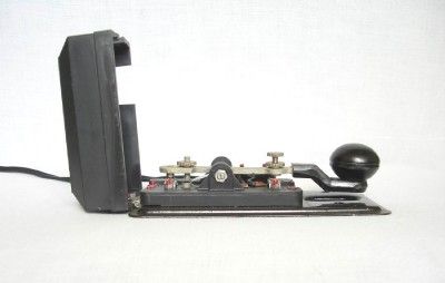 VINTAGE BULGARIAN ARMY TELEGRAPH MORSE KEY  