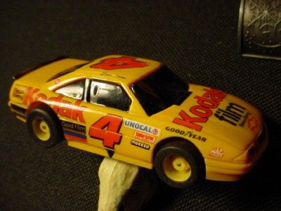 KODAK SEMI & NASCAR STOCKER tyco mattel ho slot car  