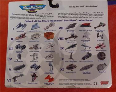 1996 STAR WARS 4 MICRO MACHINES COLLECTIONS IV, V, VI, VII NEW IN PKGS 