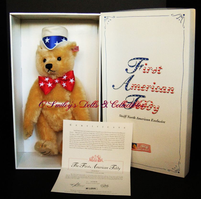 STEIFF MOHAIR 15 GROWLER 2003 Limited FIRST AMERICAN TEDDY N.A 