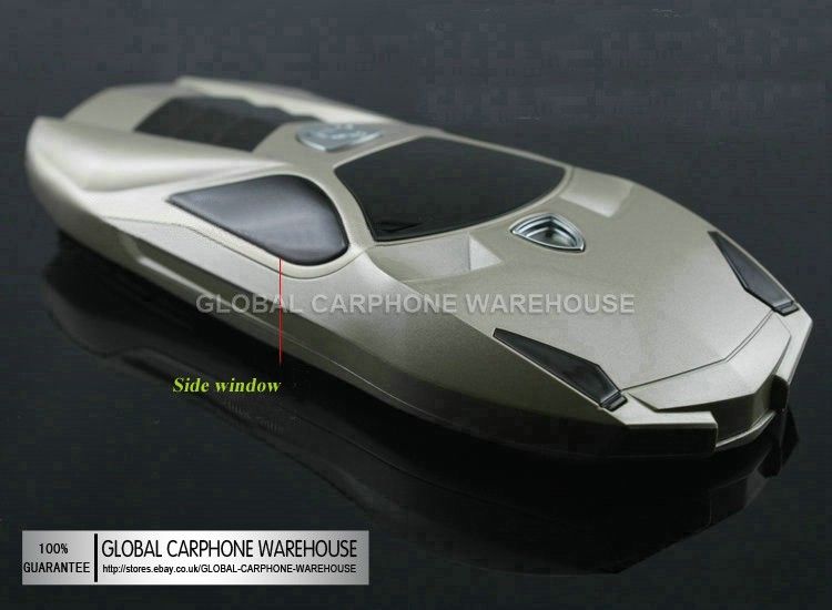 Brand New & Unlocked Cool LAMBORGHINI CONCEPT CAR 8800 QUADBAND Mobile 