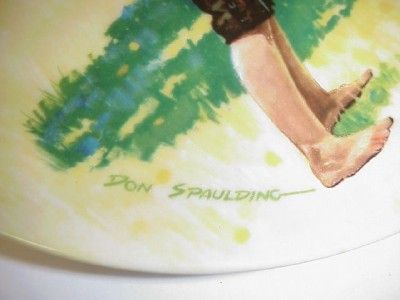 KNOWLES EASTER PLATE DON SPAULDING AMERICAN HOLIDAYS  