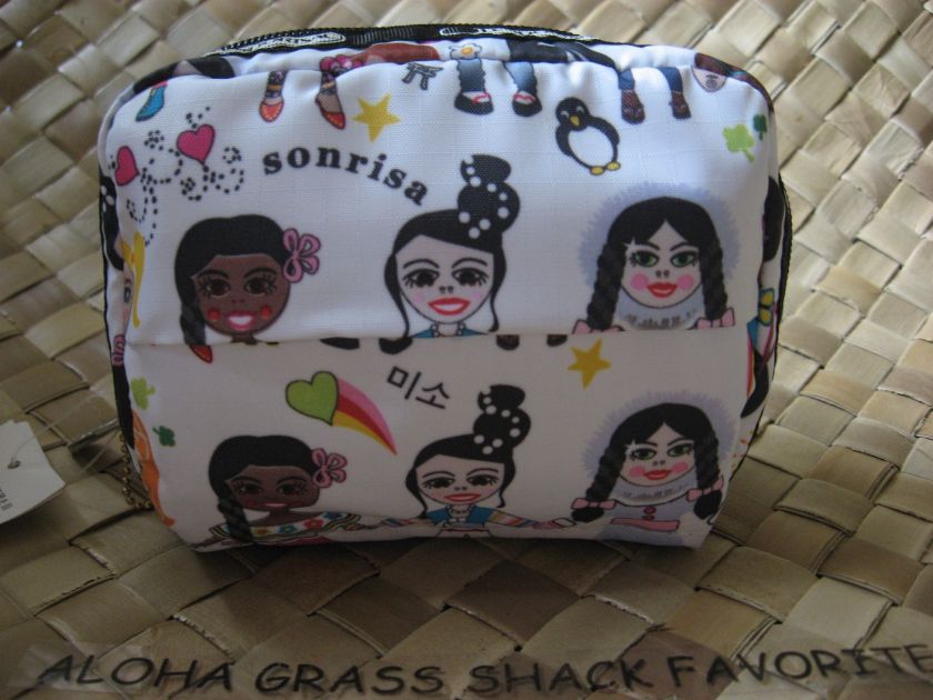 LeSportsac Hawaii SMILE TRAIN Tissue Cosmetic NWT  